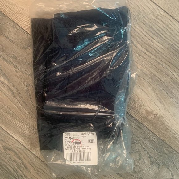 NWT LANDS' END GIRLS PLAIN FRONT STRETCH CHINO PANTS CLASSIC NAVY 7, 8, 14 - Picture 11 of 13